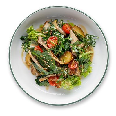 Тёплый салат с индейкой в Питькофе Джаз по цене 599 ₽