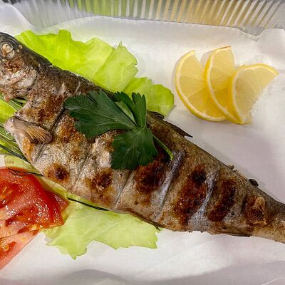 Форель на мангале в Гурман по цене 900 ₽