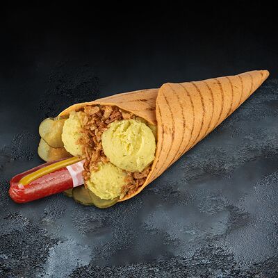 Рулле с Колбаской в беконе в Stardogs по цене 429 ₽