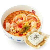 Суп Том Ям и рис на пару в ДЕД ХО