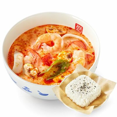 Суп Том Ям и рис на пару в ДЕД ХО по цене 752 ₽