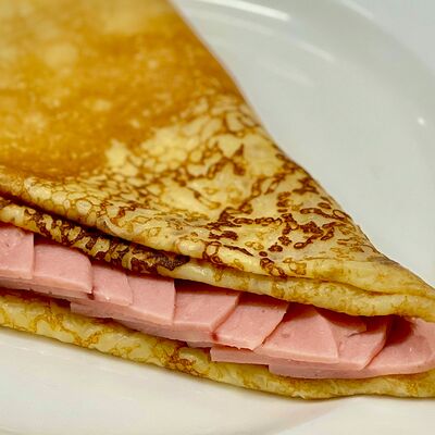 Блин с ветчиной в Блиныпицца по цене 190 ₽