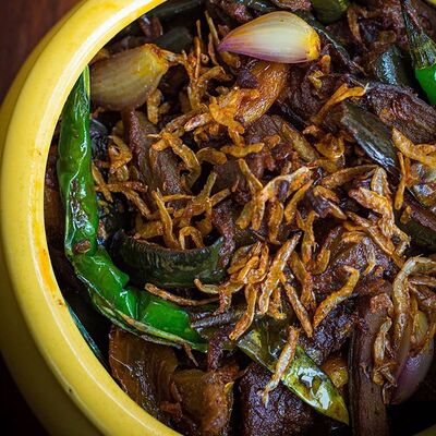 Карри из баклажанов в Ceylon restaurantbar по цене 270 ₽