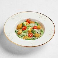 Салат Цезарь с байтсами в ПиццаФабрика