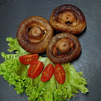 Шампиньоны в Жарко вкусно по цене 775 ₽