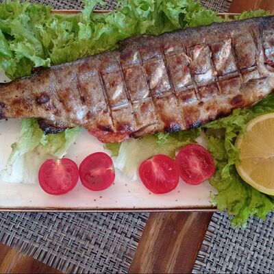 Форель на мангале в Шашлык House по цене 1100 ₽