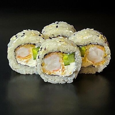 Ролл с креветкой темпура в Yummy Sushi по цене 380 ₽