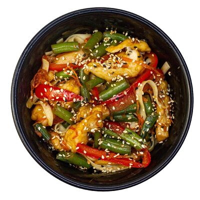 Удон с Курицей в ДАБЛ Роллы Пицца по цене 559 ₽