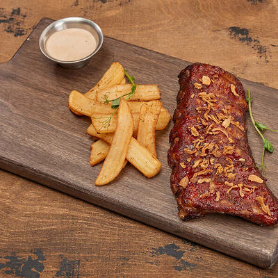 Свиные ребра под медовым терияки в Papa Carlo по цене 770 ₽