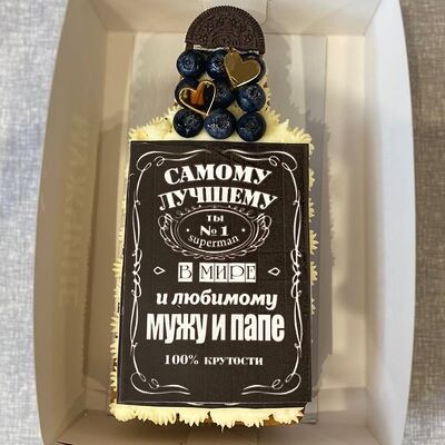 Торт Виски Медовик Любимому мужу и папе в Особенный Наполеон по цене 3000 ₽