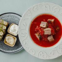 Борщ с томленой говядиной в Сэт