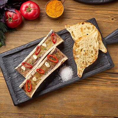 Мозговые кости с перчиком и свежим шоти в Шави ломи по цене 1100 ₽