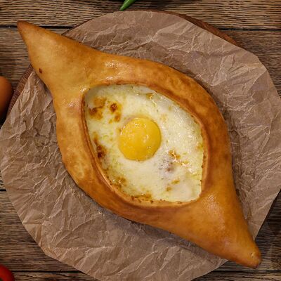 Хачапури по-аджарски в Мзиани по цене 620 ₽