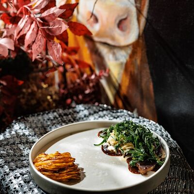 Жареные язычки гриль с корнем сельдерея в Потроха по цене 825 ₽