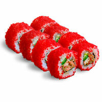 Калифорния с лососем терияки в Яхусуши