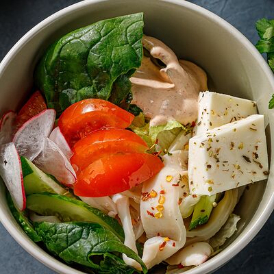 Цахтони с кальмаром в Ресторан Бигджо по цене 420 ₽