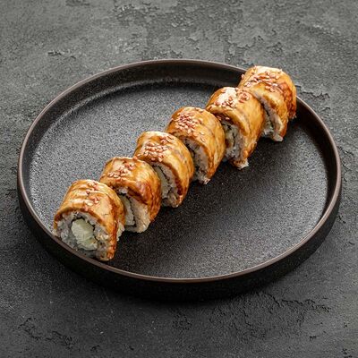 Филадельфия с угрём и яблоком в Вода & Еда по цене 975 ₽