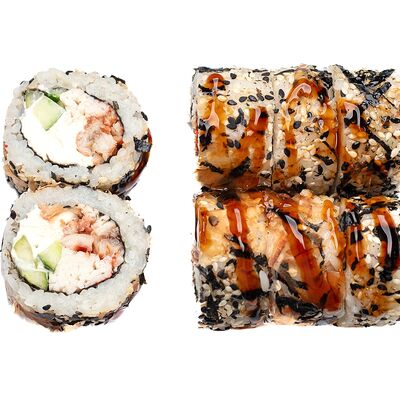 Нежный краб с угрём в EDZO SUSHI по цене 420 ₽