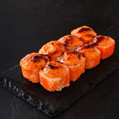 Запеченный ролл с нежным крабом до-до в Рыбин Гуд Sushi Premium по цене 930 ₽