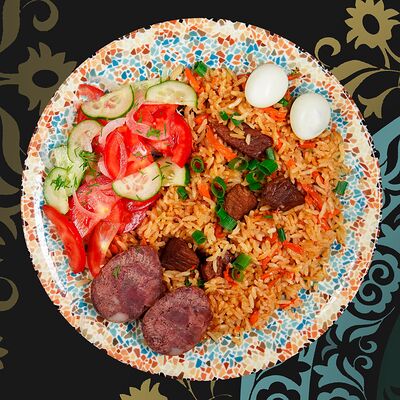 Плов Праздничный в Татлы Чорсу Халяль по цене 679 ₽