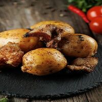 Картофель на мангале с салом в Шашлычная Сытый Лис