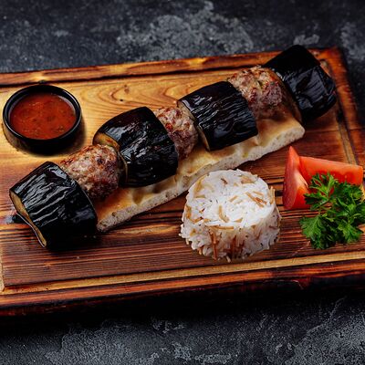 Кебаб с баклажанами в Meat Feast по цене 1300 ₽