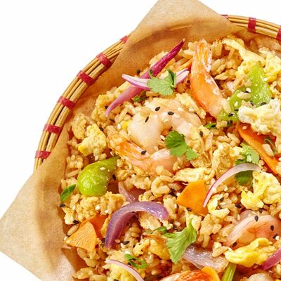 Жареный рис с креветками в ДЕД ХО по цене 499 ₽