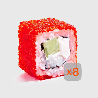 Калифорния с креветкой в Моккано по цене 559 ₽