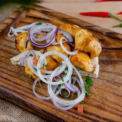 Шашлык из куриного филе в Дача по цене 487 ₽