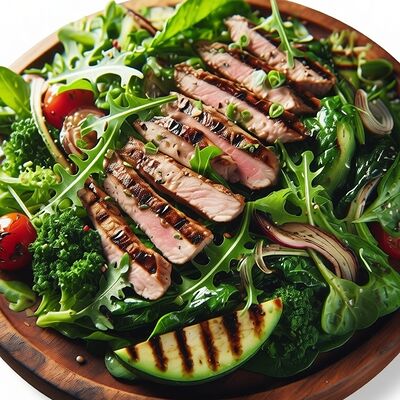 Гриль-салат с телятиной в PlutuS Resto Club по цене 820 ₽