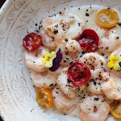 Креветки в сливочно-чесночном соусе в Romanico по цене 1580 ₽