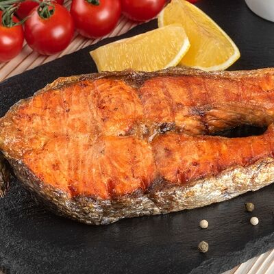 Шашлык из семги на мангале в Легенда 52 по цене 670 ₽
