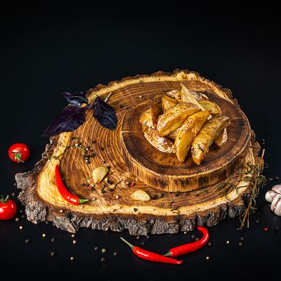 Картофель по-деревенски в Жар углей по цене 200 ₽