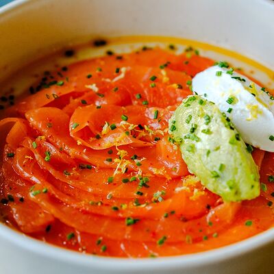 Карпаччо из маринованного лосося в Пена Дней по цене 27 р.