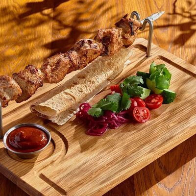 Шашлык из грудки индейки в BBQ Beer Restaurant по цене 990 ₽