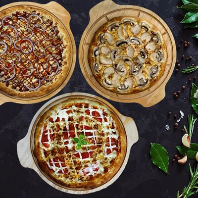 Пицца Венеция, Маргарита, Цыпленок BBQ в MilanChelo Pizza по цене 1475 ₽