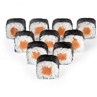 Ролл с лососем 10 шт. в Роллы Darom по цене 205 ₽