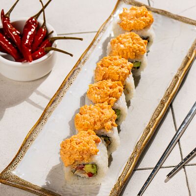 Острый ролл с креветкой и угрем в Маймун по цене 790