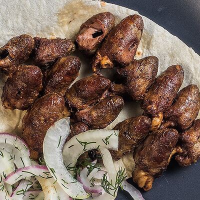 Сердечки куриные с костра в Станица по цене 500 ₽