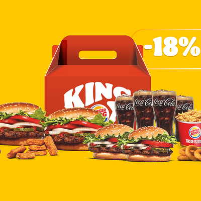 King box whopper в Burger King по цене 11400 ₸