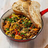 Деревенская сковорода с мясом, картофелем и овощами в Папаша Беппе по цене 859