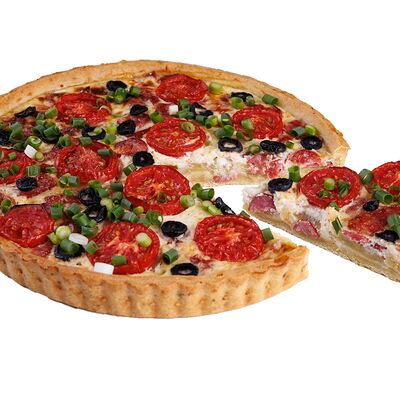 Мюнхенский пирог с колбаской, картошечкой и оливками (большой) в Машенькины пироги по цене 1840 ₽