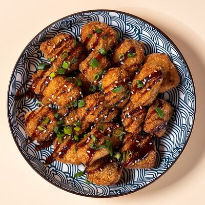 Хрустящие баклажаны с соусом унаги в Мастер Ли по цене 455 ₽