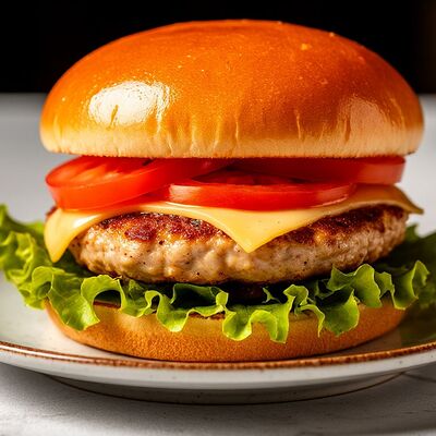 Бургер с куриной котлетой в Ракушка по цене 640 ₽