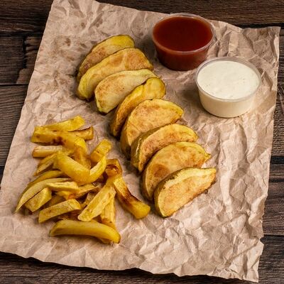 Картофель по-деревенски в GRILL & SUSHIMASTER - ГРИЛЬ и СУШИ МАСТЕР по цене 69