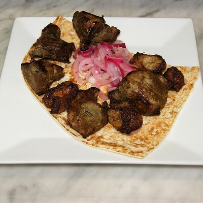 Печень телятина халяль с курдюком в Халяль по цене 550 ₽