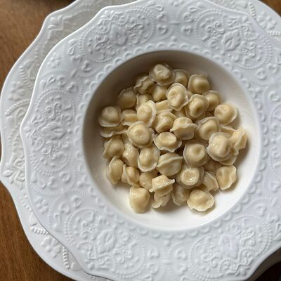 Мини-пельмешки с индейкой и сметаной в Cook cafeshop по цене 420 ₽