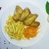 Картошка фри с куриными крылышками в Pho Nem по цене 499