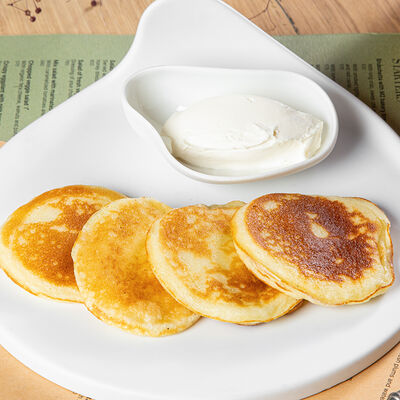 Оладьи кефирные в М2 Органик Клуб Патриаршие по цене 490 ₽