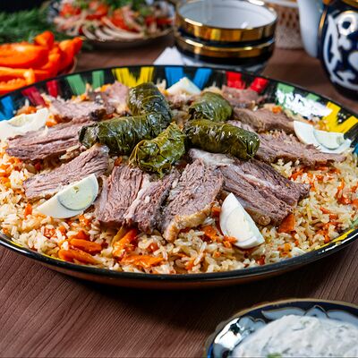 Плов с говядиной в Узбекская кухня по цене 4500 ₽